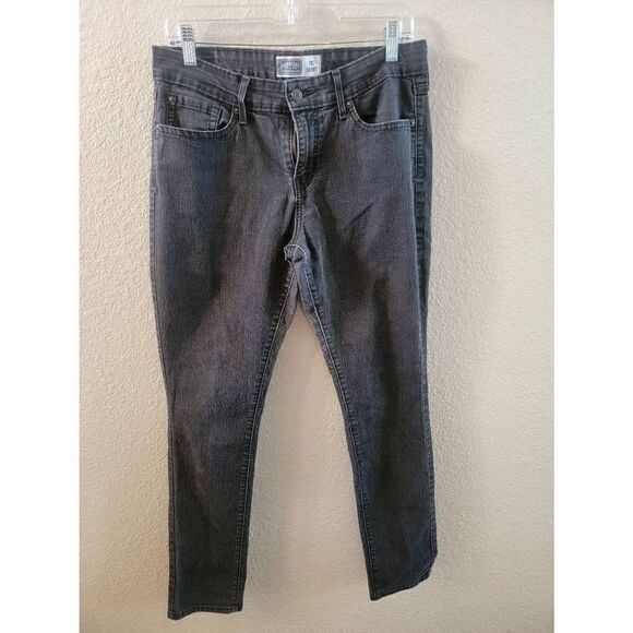 Levi's Signature Womens Jeans The Skinny Mid Rise Denim Black Size 10 Medium - Picture 1 of 4